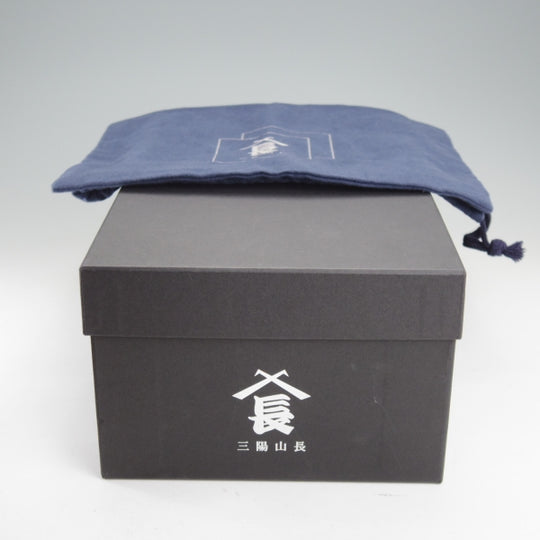 美品★三陽山長 SIZE 5.5【定価￥121,000-★勘三郎/Uチップ/R2010ラスト】スキンステッチ/カーフ/黒/メンズ/KANZABURO/Sanyo Yamacho★n730