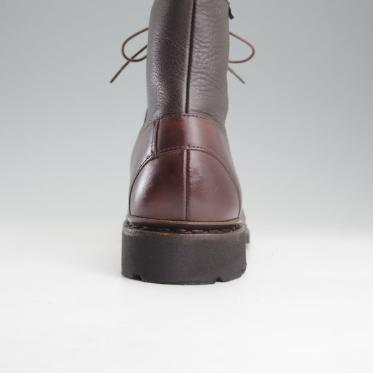 極美品★パラブーツ SIZE 6.5【定価570ユーロ(10万円程度)★レースアップブーツ/BEAUMONT】カーフ×シボ革/Uチップ/濃茶/Paraboot★o219