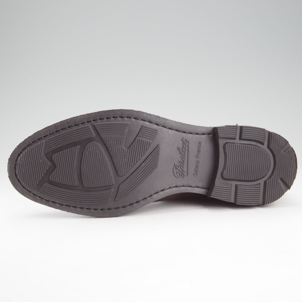 極美品★パラブーツ SIZE 6.5【定価570ユーロ(10万円程度)★レースアップブーツ/BEAUMONT】カーフ×シボ革/Uチップ/濃茶/Paraboot★o219