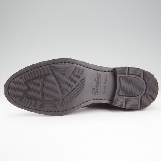 極美品★パラブーツ SIZE 6.5【定価570ユーロ(10万円程度)★レースアップブーツ/BEAUMONT】カーフ×シボ革/Uチップ/濃茶/Paraboot★o219