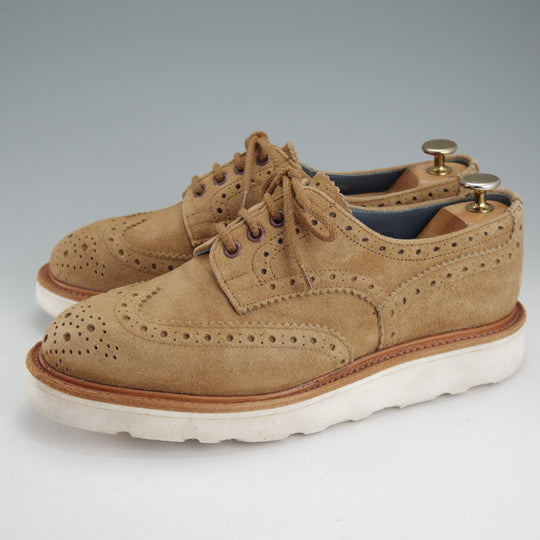 極上★トリッカーズ SIZE 6【モデル定価￥132,000-★BOURTON/バートン】5633/カントリーシューズ/スエード/薄茶/メンズ/Tricker's★o220