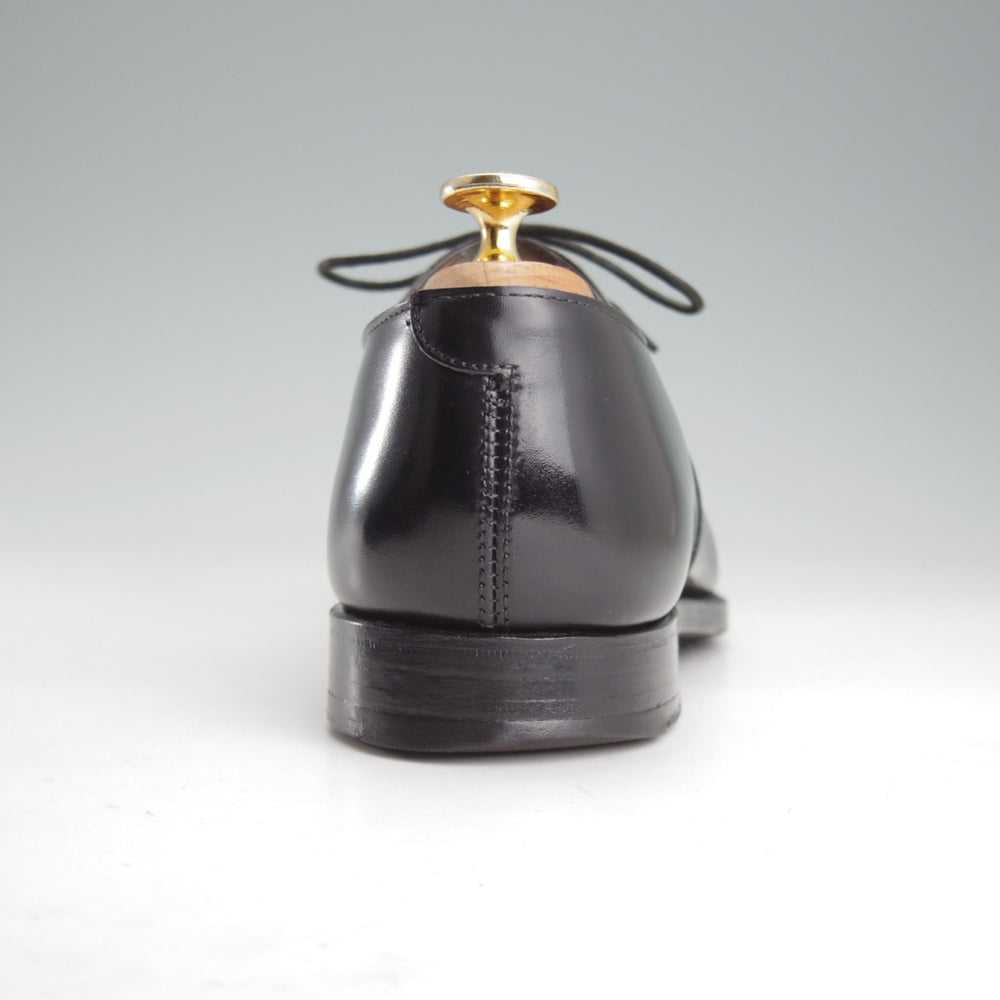 極上★クロケット&ジョーンズ 5.5E【定価￥148,500-★純正ツリー付/ハンドグレードライン/WHITEHALL】ストレートチップ/黒/メンズ★o221