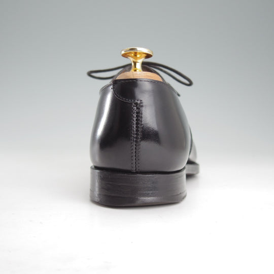 極上★クロケット&ジョーンズ 5.5E【定価￥148,500-★純正ツリー付/ハンドグレードライン/WHITEHALL】ストレートチップ/黒/メンズ★o221