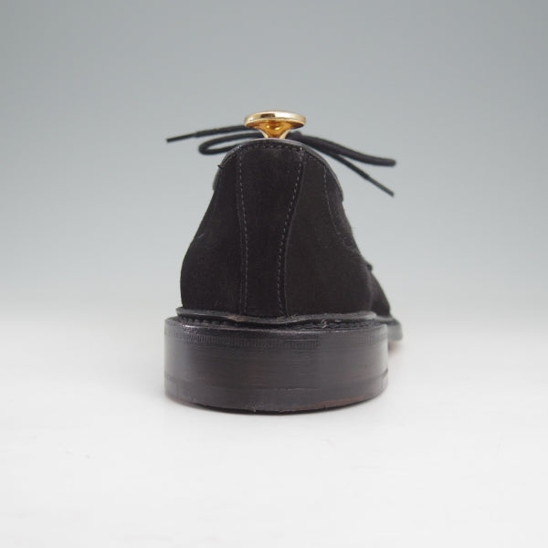 未使用★トリッカーズ SIZE 7【現行定価13万円以上★プレーントゥ/ROBERT】ロバート/CASTORINO/スエード/黒/Tricker's★n733