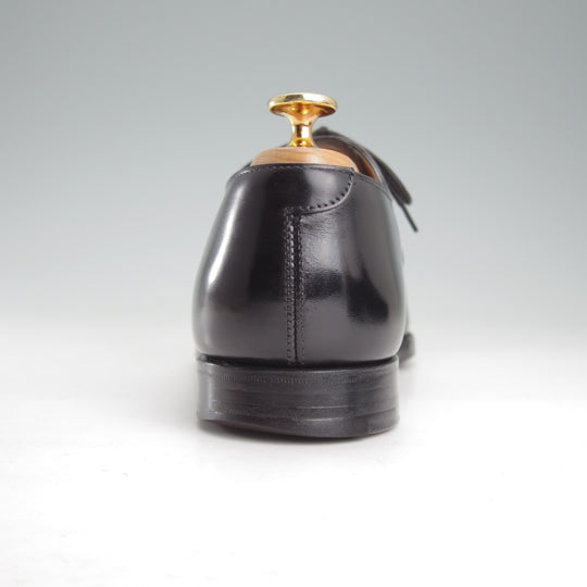 極上★クロケット&ジョーンズ 5.5E【定価￥148,500-★純正ツリー付/ハンドグレードライン/WHITEHALL】ストレートチップ/黒/メンズ★o221