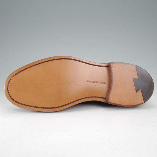 未使用★トリッカーズ SIZE 7【現行定価13万円以上★プレーントゥ/ROBERT】ロバート/CASTORINO/スエード/黒/Tricker's★n733