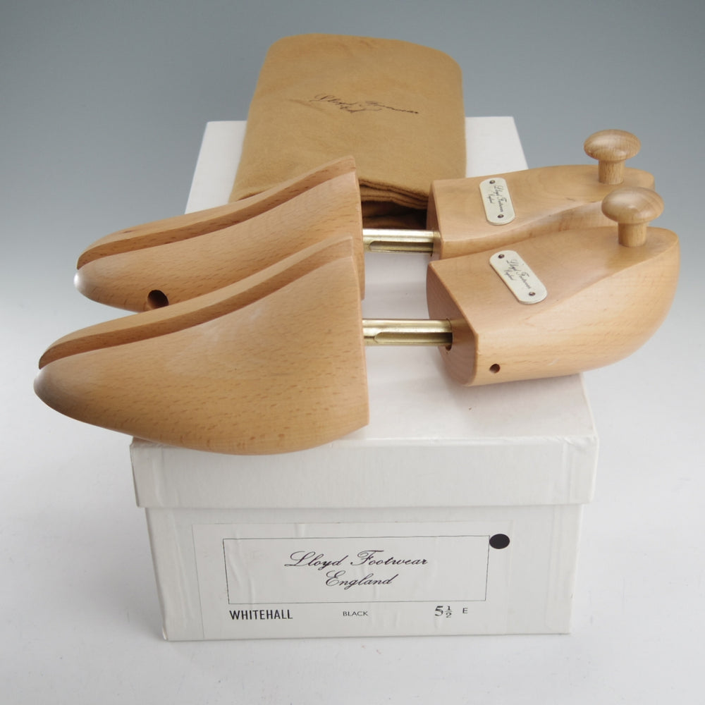 極上★クロケット&ジョーンズ 5.5E【定価￥148,500-★純正ツリー付/ハンドグレードライン/WHITEHALL】ストレートチップ/黒/メンズ★o221