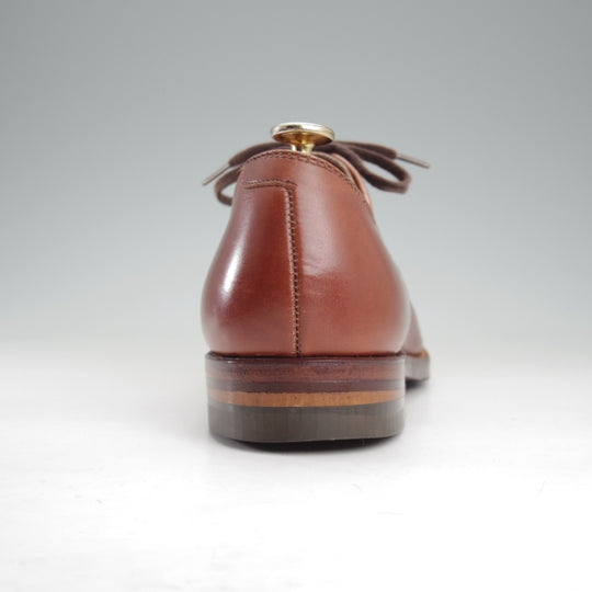 極美品★オールデン 7D【定価￥171,600-★ミリタリーラスト/53713】プレーントゥ/カーフ/Hunter Brown/茶/メンズ/ALDEN★n734