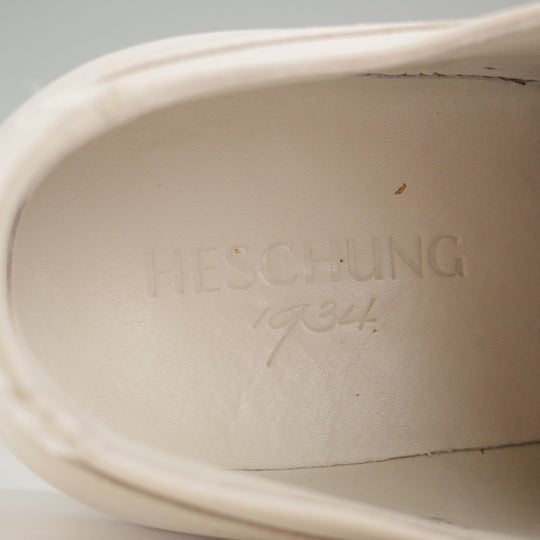 極美品★(仏)HESCHUNG/エシュン SIZE 7.5【ノルウィージャンウェルテッド製法★アヴィニョン似寄りモデル/CATALPA】Uチップ/白★o222