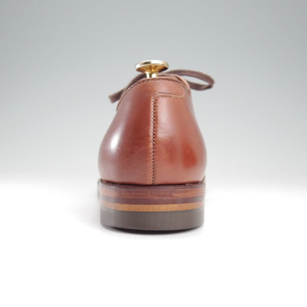 極美品★オールデン 7D【定価￥171,600-★ミリタリーラスト/53713】プレーントゥ/カーフ/Hunter Brown/茶/メンズ/ALDEN★n734