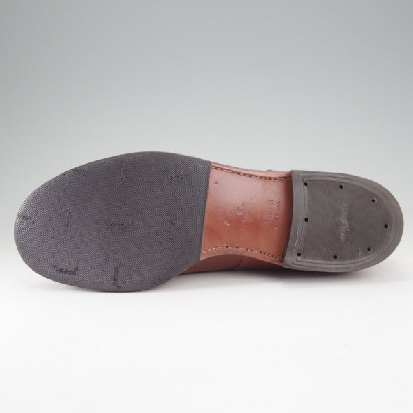 極美品★オールデン 7D【定価￥171,600-★ミリタリーラスト/53713】プレーントゥ/カーフ/Hunter Brown/茶/メンズ/ALDEN★n734