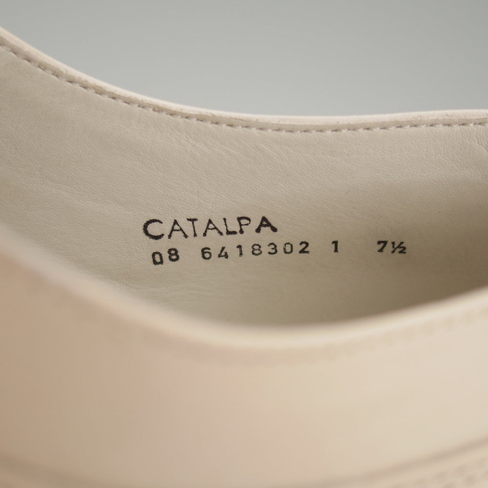 極美品★(仏)HESCHUNG/エシュン SIZE 7.5【ノルウィージャンウェルテッド製法★アヴィニョン似寄りモデル/CATALPA】Uチップ/白★o222