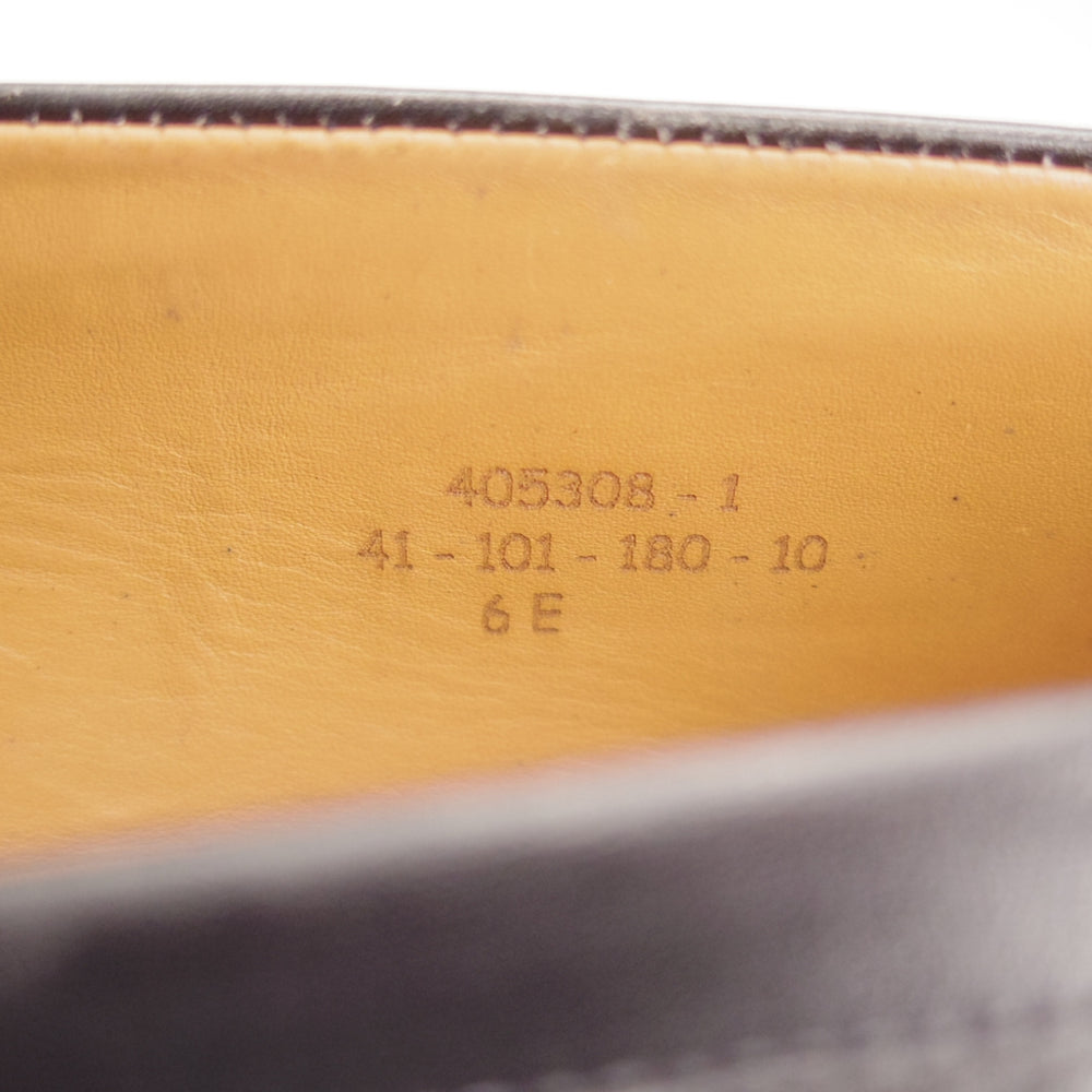 極上★J.M.ウエストン 6E【現行定価￥165,000-★180/コインローファー】41ラスト/ボックスカーフ/黒/メンズ/Weston/ウェストン★o779