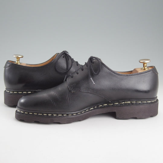 極美品★パラブーツ SIZE 6【定価￥96,800-★ARLES/プレーントゥ】グリフソール/リスレザー/NOIR/黒/メンズParaboot★p359