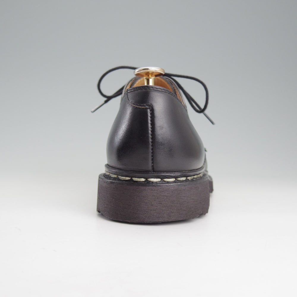 極美品★パラブーツ SIZE 6【定価￥96,800-★ARLES/プレーントゥ】グリフソール/リスレザー/NOIR/黒/メンズParaboot★p359