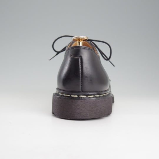極美品★パラブーツ SIZE 6【定価￥96,800-★ARLES/プレーントゥ】グリフソール/リスレザー/NOIR/黒/メンズParaboot★p359