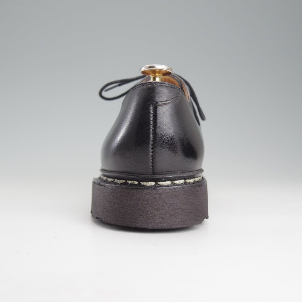 極美品★パラブーツ SIZE 6【定価￥96,800-★ARLES/プレーントゥ】グリフソール/リスレザー/NOIR/黒/メンズParaboot★p359