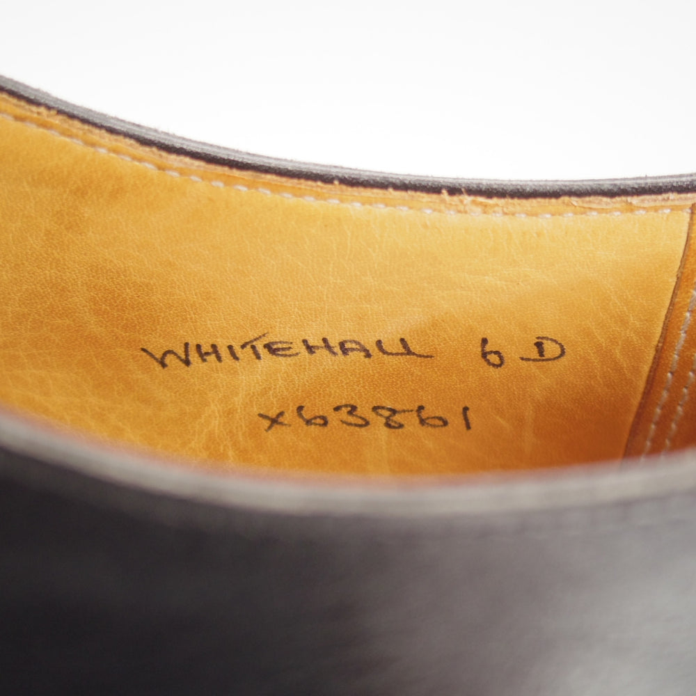 極上★クロケット&ジョーンズ 6D【定価￥148,500-★WHITEHALL/ストレートチップ】330ラスト/カーフ/黒/メンズ/Crockett&Jones★o223