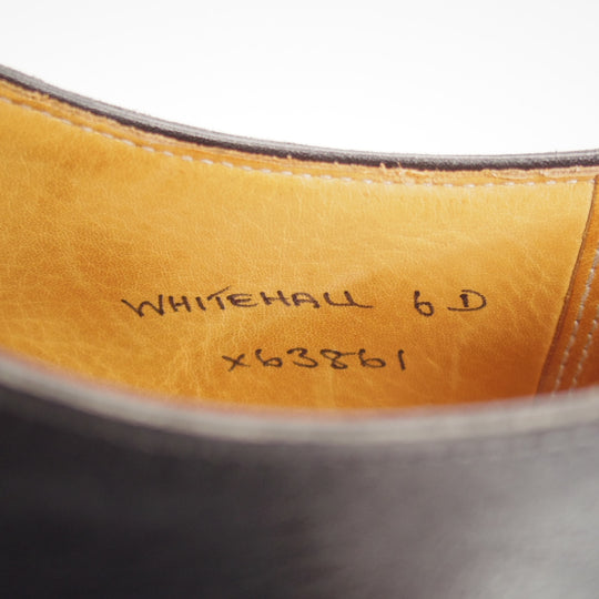 極上★クロケット&ジョーンズ 6D【定価￥148,500-★WHITEHALL/ストレートチップ】330ラスト/カーフ/黒/メンズ/Crockett&Jones★o223
