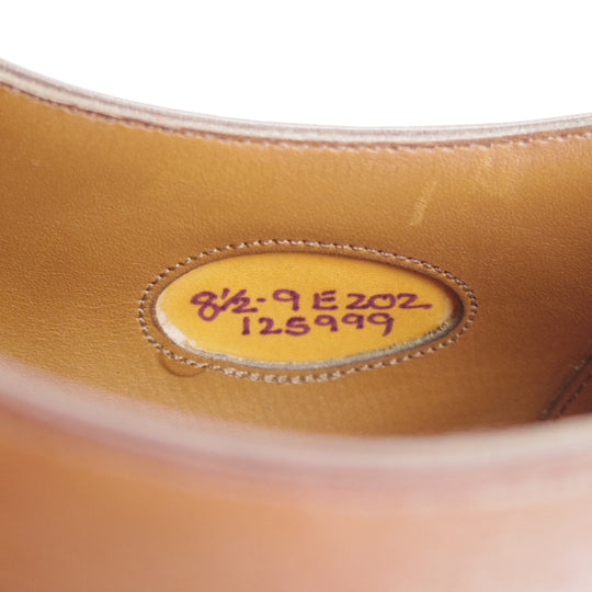 未使用★エドワードグリーン 8.5E【定価￥257,400-★BERKELEY/202ラスト】バークレー/パンチドキャップトゥ/濃茶/EDWARD GREEN★o780