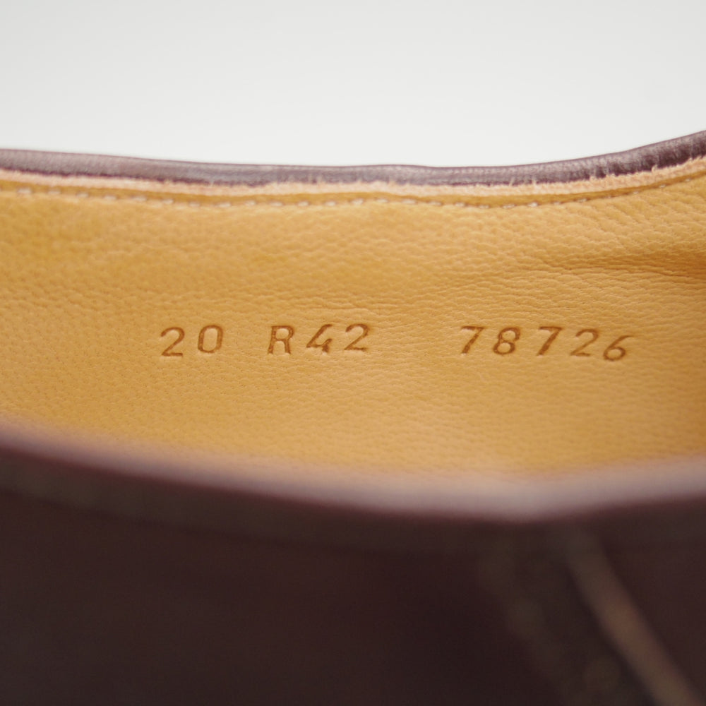 未使用★パラブーツ SIZE 42【定価￥96,800-★ポニー/ミカエル/MICHAEL】チロリアンシューズ/リスレザー/濃茶/Paraboot★o224