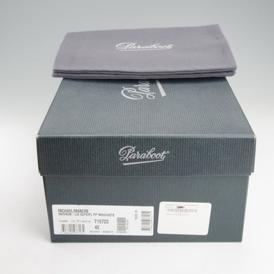 未使用★パラブーツ SIZE 42【定価￥96,800-★ポニー/ミカエル/MICHAEL】チロリアンシューズ/リスレザー/濃茶/Paraboot★o224