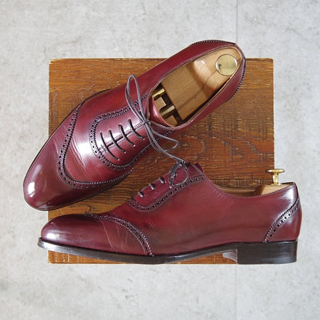 極美品★(東欧)サンクリスピン SIZE 7.5【定価1,527ユーロ(25万円程度)★ハンドソーンウェルテッド製法/Queens】Saint Crispin's★n239