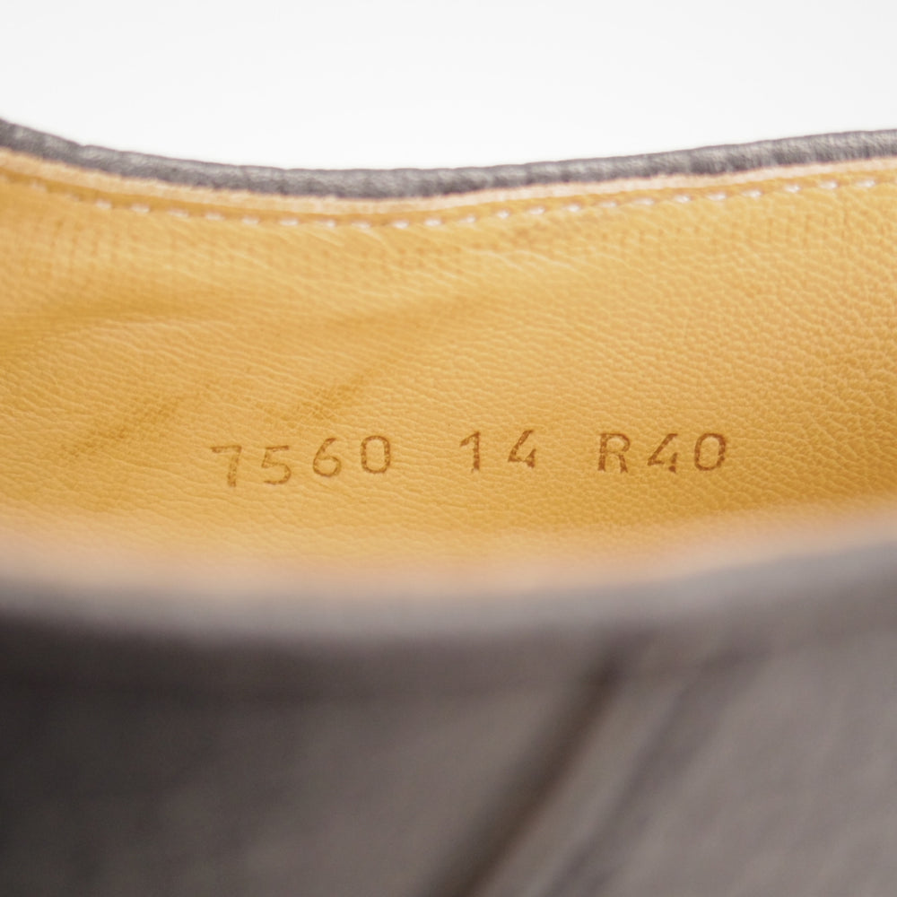 未使用★パラブーツ SIZE 40【定価￥96,800-★ポニー/ミカエル/MICHAEL】チロリアンシューズ/グレインレザー/黒/Paraboot★o225