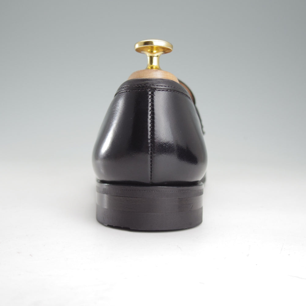 美品★クロケット&ジョーンズ 5.5E【定価￥127,600-★BOSTON 2/ボストン】376ラスト/コインローファー/カーフ/黒/Crockett&Jones★o226