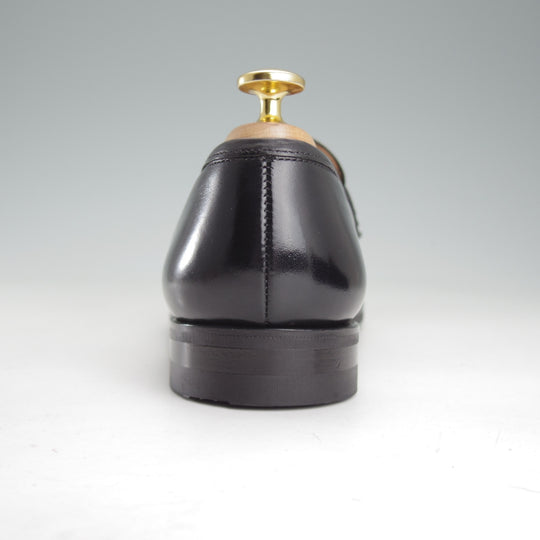 美品★クロケット&ジョーンズ 5.5E【定価￥127,600-★BOSTON 2/ボストン】376ラスト/コインローファー/カーフ/黒/Crockett&Jones★o226