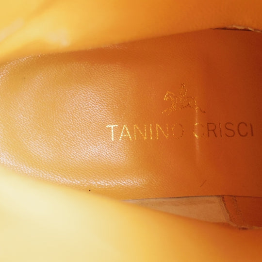 未使用★(伊)タニノクリスチー SIZE 6【定価￥210,000-★ブラックラピド製法/FLASOTTO】フラソット/658/ジョッパーブーツ/茶★n238