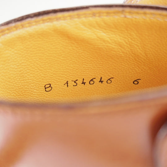 未使用★(伊)タニノクリスチー SIZE 6【定価￥210,000-★ブラックラピド製法/FLASOTTO】フラソット/658/ジョッパーブーツ/茶★n238