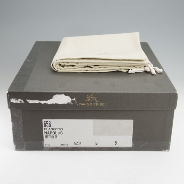 未使用★(伊)タニノクリスチー SIZE 6【定価￥210,000-★ブラックラピド製法/FLASOTTO】フラソット/658/ジョッパーブーツ/茶★n238