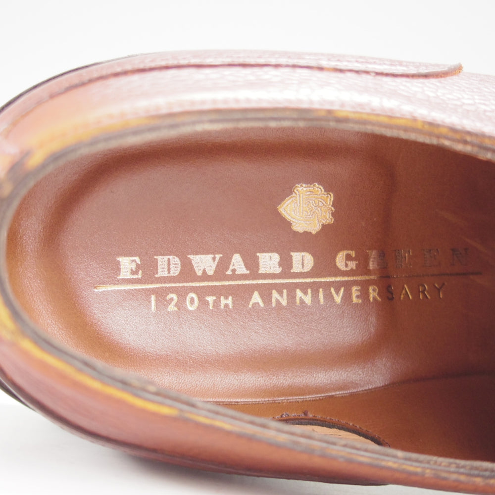 極上★エドワードグリーン 8E【貴重★120周年記念モデル/SANDHURST/ダイナイトソール】Uチップ/202ラスト/茶/メンズ/EDWARD GREEN★o227
