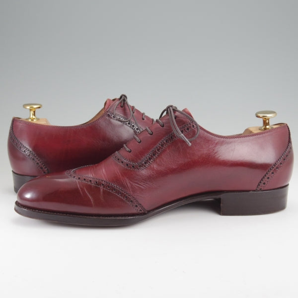 極美品★(東欧)サンクリスピン SIZE 7.5【定価1,527ユーロ(25万円程度)★ハンドソーンウェルテッド製法/Queens】Saint Crispin's★n239