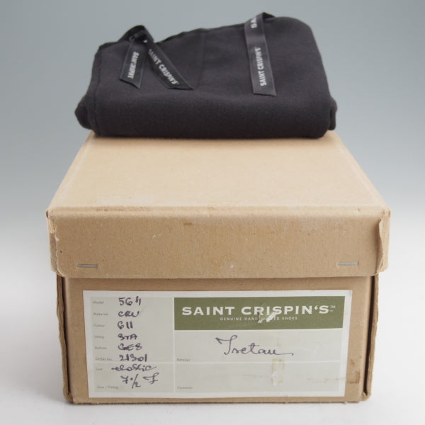 極美品★(東欧)サンクリスピン SIZE 7.5【定価1,527ユーロ(25万円程度)★ハンドソーンウェルテッド製法/Queens】Saint Crispin's★n239