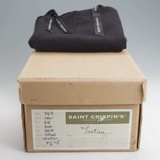 極美品★(東欧)サンクリスピン SIZE 7.5【定価1,527ユーロ(25万円程度)★ハンドソーンウェルテッド製法/Queens】Saint Crispin's★n239