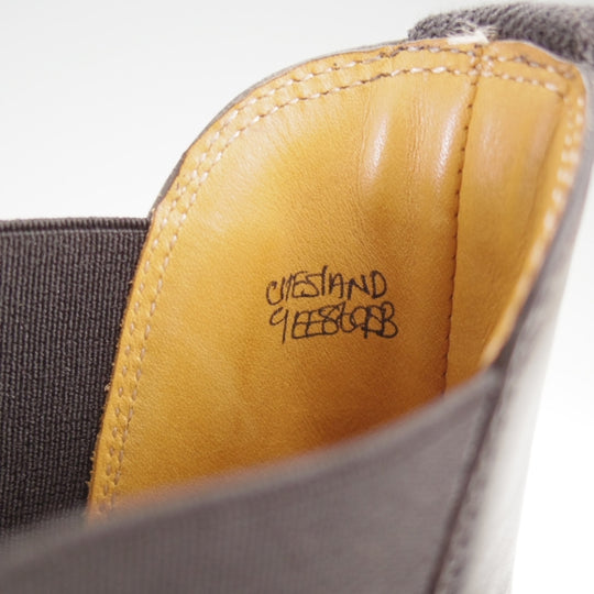極美品★ジョンロブ 9EE【現行定価30万円以上★ミュージアムカーフ/CHESLAND】8695Bラスト/サイドゴアブーツ/黒/メンズ/JOHN LOBB★n240