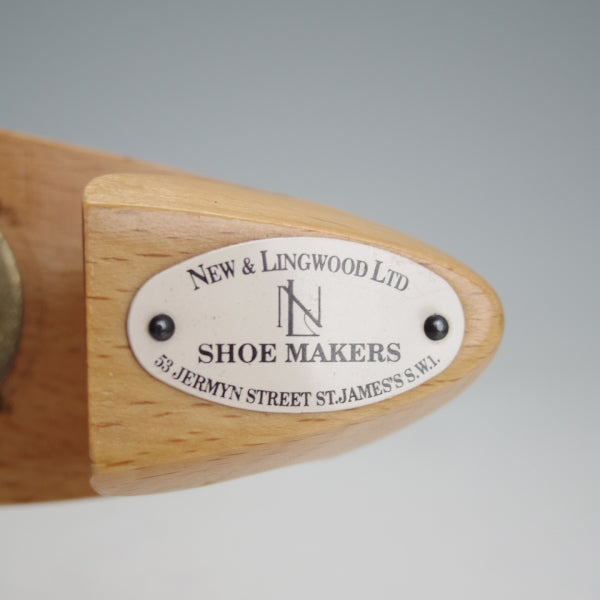 ★ニュー&リングウッド SIZE 6【英国製★純正シューツリー/ヒンジ式】木製シューキーパー/メンズ/NEW&LINGWOOD★n742