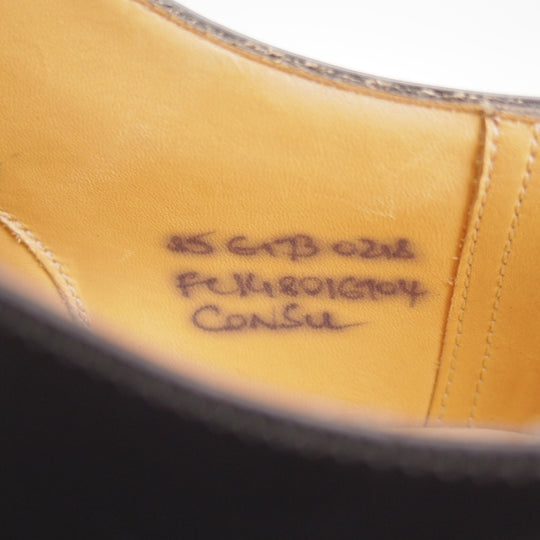極美品★チャーチ 85G/UK8.5【定価￥176,000-★コンサル/CONSUL】173ラスト/ストレートチップ/黒/メンズ/Church's★n241