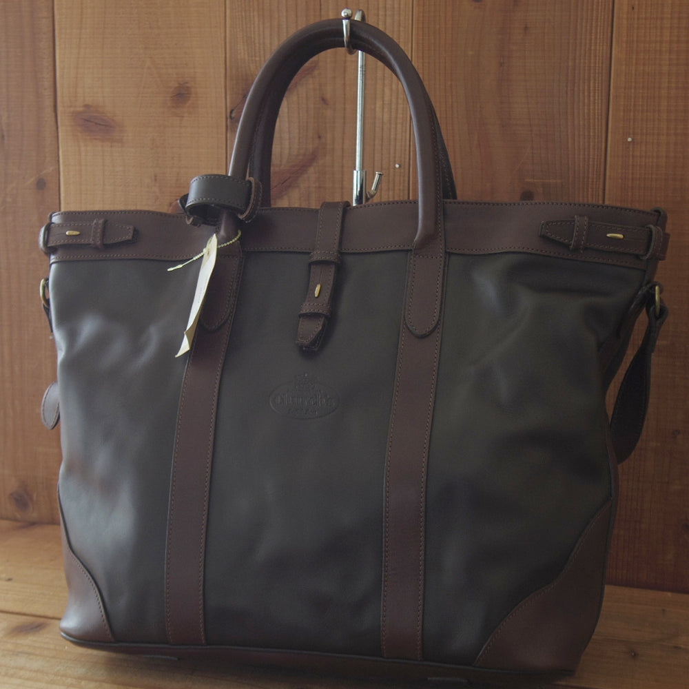 ほぼ展示品程度★チャーチ【貴重★レザー/2WAY/トートバッグ】ショルダー/メンズ/ビジネス/ユニセックス/濃茶/革/鞄/Church's★p561