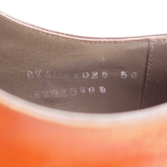 極上★三陽山長 SIZE 8.5【定価￥121,000-★純正シューツリー付き/勘三郎】R2010ラスト/Uチップ/茶/KANZABURO/Sanyo Yamacho★o792