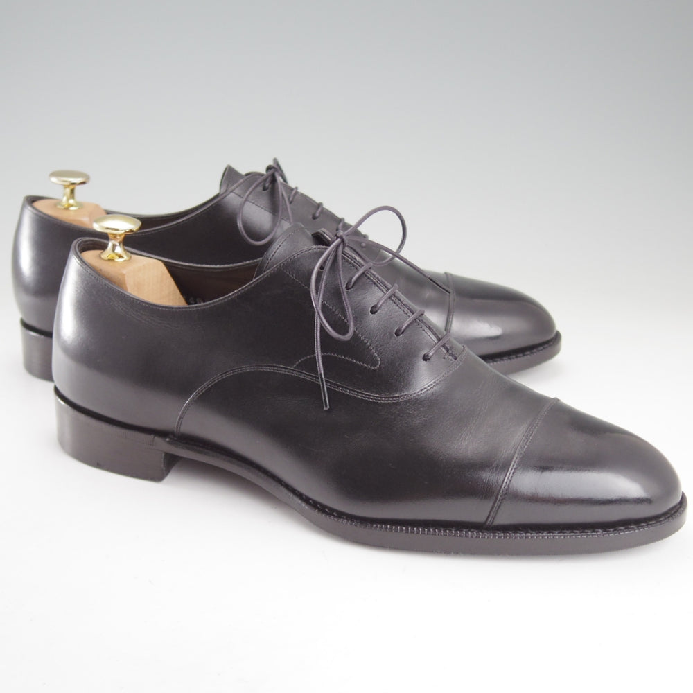 極上★三陽山長 SIZE 9【定価￥132,000-★純正シューツリー付き/匠 友二郎/R2010ラスト】ストレートチップ/カーフ/黒/メンズ★o793