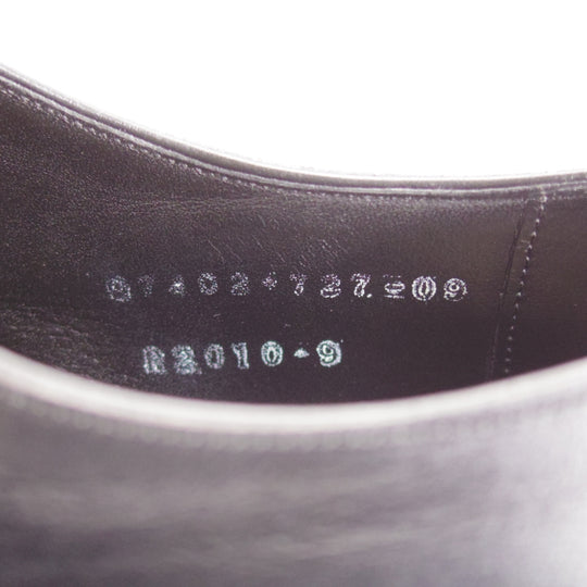 極上★三陽山長 SIZE 9【定価￥132,000-★純正シューツリー付き/匠 友二郎/R2010ラスト】ストレートチップ/カーフ/黒/メンズ★o793