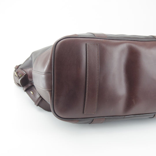 ほぼ展示品程度★チャーチ【貴重★レザー/2WAY/トートバッグ】ショルダー/メンズ/ビジネス/ユニセックス/濃茶/革/鞄/Church's★p561