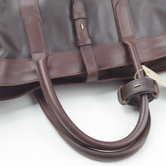 ほぼ展示品程度★チャーチ【貴重★レザー/2WAY/トートバッグ】ショルダー/メンズ/ビジネス/ユニセックス/濃茶/革/鞄/Church's★p561