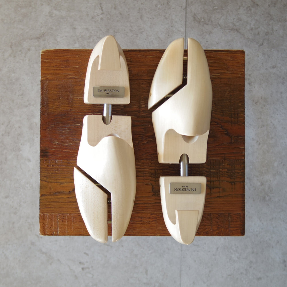 極美品★J.M.ウエストン SIZE 5【現行定価￥22,000-★純正シューツリー/041L】木製シューキーパー/メンズ/Weston/ウェストン★o248