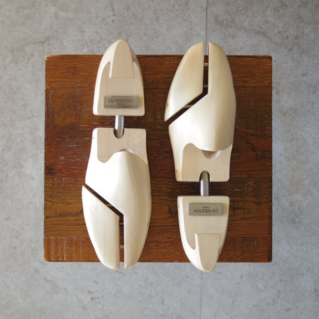 極美品★J.M.ウエストン SIZE 5【現行定価￥22,000-★純正シューツリー/041L】木製シューキーパー/メンズ/Weston/ウェストン★o248