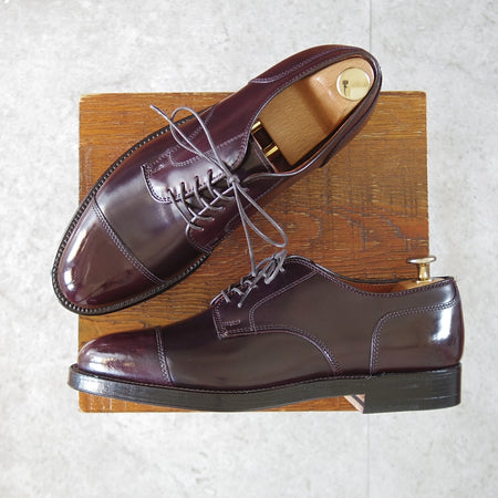 未使用★オールデン 7D【定価￥220,000-★コードバン/2160/アバディーンラスト】ストレートチップ/バーガンディー/赤茶/ALDEN★o805