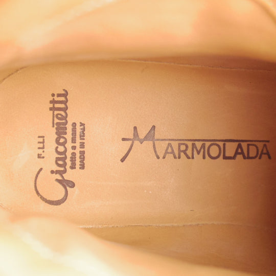 未使用★(伊)F.LLIジャコメッティ SIZE 40【貴重★CULATTA ROVESCIO(つま先コードバン)仕様/マルモラーダ】ブーツ/黒/Giacometti★o271